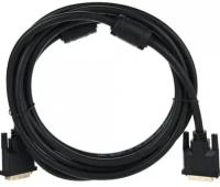 Кабель Vcom DVI-DVI Dual Link (25M-25M), 3m, 2 фильтра (VDV6300-3M)