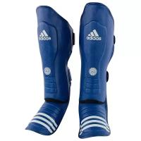 adiWAKOGSS11 Защита голени и стопы WAKO Super Pro Shin Instep Guards синяя - Adidas - Cиний - L