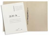 Скоросшиватель картонный Дело № А4 до 200 листов белый (плотность 380 г/кв. м, 20 штук в упаковке) 1029113