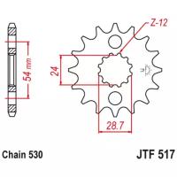 Звезда ведущая, с демпфером, JT 517.17RB