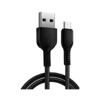 Кабель Hoco X20 Flash USB - USB Type-C, 1 м, 1 шт., чёрный