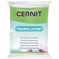 Полимерная глина Cernit Translucent прозрачный лайм (605), 56 г