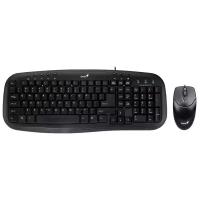 Комплект Genius Smart KM-200 (клавиатура Smart KB-200 + мышь NetScroll 120 V2), Black, USB