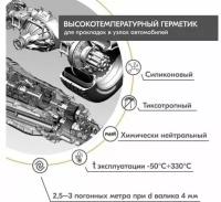 Герметик формирователь прокладок DONEWELL термостойкий серый 64 г DGT-115