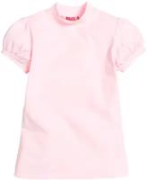 Школьная трикотажная блузка Pelican с коротким рукавом для девочки, рост 164, розовый