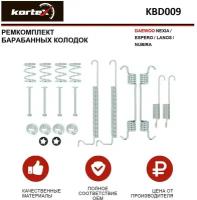 Ремкомплект Барабанных Колодок Daewoo Nexia/Espero/Lanos/Nubira Kbd009 KORTEX арт. KBD009