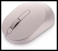 Мышь Dell Mouse MS3320W Wireless; Mobile; USB; Optical; 1600 dpi; 3 butt;, BT 5.0; Ash Pink (570-Abol)