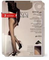 Колготки Sisi Style, 40 den, 2 шт., размер 4/L/4-L, бесцветный