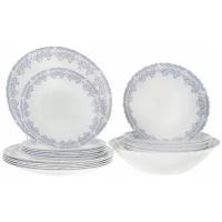 Набор столовой посуды MILLIMI 818-011 Аполлон2 19 предметов, белый