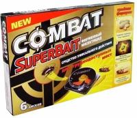 Combat (Комбат) Super Bait ловушки-домики от тараканов 3 упаковки по 6 шт