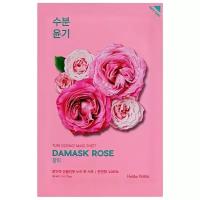 Holika Holika Pure Essence Mask Sheet Damask Rose (Увлажняющая тканевая маска - Дамасская роза), 20 мл