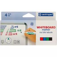 Centropen Набор маркеров для белых досок Whiteboard (8559/4PVC), 4 шт., ассорти, 4 шт