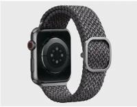 Ремешок Uniq Aspen Strap Braided для Apple Watch 42/44/45 мм, Серый