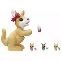 Интерактивная мягкая игрушка FurReal Friends кенгуру Джози и ее малыши E6724, бежевый