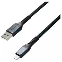 Кабель Nomad Kevlar USB - Lightning MFI (NM01911010), черный