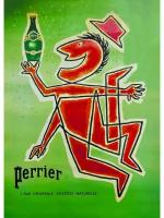 Плакат, постер на бумаге Минеральная вода Perrier. Размер 21 х 30 см