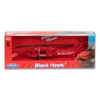 Модель вертолета Welly Black Hawk Черный Ястреб (красный) 99092CW