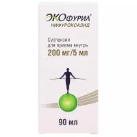 Экофурил сусп. д/вн. приема 200 мг/5 мл фл. 90 мл