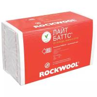 Изоляция Rockwool Лайт Баттс 1000 x 600 x 50 мм, 10 плит
