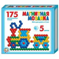 Мозаика магнитная шестигранная 175 фишек 5 цветов 00959ДК