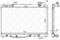 Радиатор системы охлаждения Toyota Camry 2.4 07 STELLOX 1026332SX