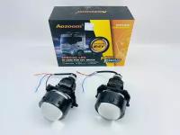 Светодиодные би лед модули ближнего/дальнего света Bi LED Aozoom A14 Truck, 24V, 5500K, 3.0