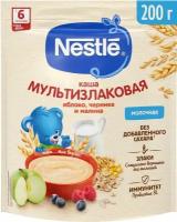 Каша Nestle Молочная мультизлаковая Яблоко-Черника-Малина с 6 месяцев 200г