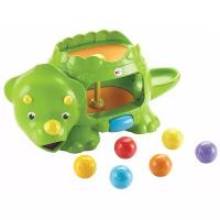 Интерактивная развивающая игрушка Fisher-Price Динозавр с шариками