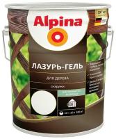 ALPINA лазурь-гель для дерева шелковисто-матовый, белый (10л)