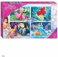 Пазл для детей Step puzzle 54#60#72#80 деталей: Принцессы Disney