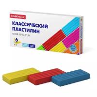 Пластилин ErichKrause Basic 6 цветов, 96г (коробка), 50557 1 шт