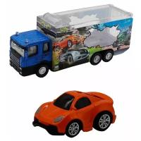 Набор машин Funky Toys FT61052 1:60, 20 см, синий/оранжевый