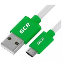 Кабель GCR USB - microUSB (GCR-UAQC2), 0.5 м, 1 шт., белый