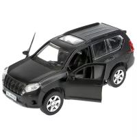 Внедорожник ТЕХНОПАРК Toyota Land Cruiser Prado 1:32, 12 см, матовый черный