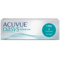 Контактные линзы ACUVUE OASYS 1-Day with HydraLuxe, 30 шт., R 8,5, D -2,75, прозрачный, 1 уп