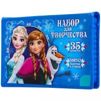 Disney /Набор для творчества / Набор для рисования детский, 35 предметов