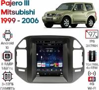 Штатная магнитола Wide Media Mitsubishi Pajero III 1999 - 2006 [Android 10, 3/32GB, 8 ядер, 4G, TDA7850, DSP, SPDIF, 9,7