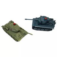 Танк ABtoys Танковый бой C-00135(508-T), 1:32, синий/зеленый