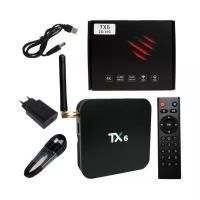 Медиа-приставка TX6 Allwinner H6 - 2Gb/16Gb Android 7.1 Медиаплеер Smart tv IPTV OTT приставка 4K HD