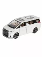 Машина инерционная MX 24371 Toyota Alphard свет и звук белый 1:24