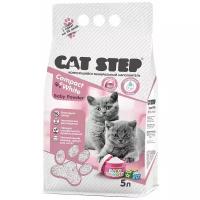 Cat Step наполнитель Compact White Baby Powder минеральный комкующийся, Кэт Стэп 5 л