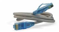 Патч-корд Hyperline U/UTP сетевой кабель Ethernet Lan для интернета категория 6 витой 100% Fluke LSZH, 1,5 м, серый