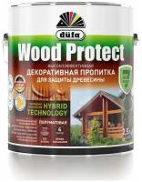 Водозащитная пропитка Dufa Wood Protect белый 2,5 л