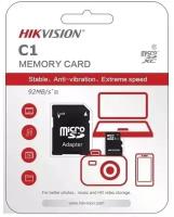 Флеш карта microSDHC 32GB Hikvision HS-TF-C1(STD)/32G/Adapter