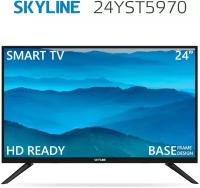 Телевизор SKYLINE 24YST5970, SMART, черный