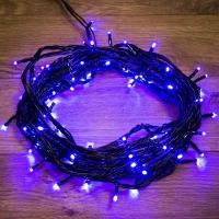 Гирлянда электрогирлянда новогодняя светодиодная уличная 100 LED Neon-Night Твинкл-лайт 10м с контроллером, синее свечение