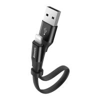 Usb Кабель-зарядка Lightning Baseus Nimble 23см (CALMBJ-B01) черный