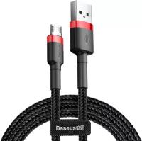 Кабель Baseus cafule Cable USB For Micro 2.4A 1M Красный+черный