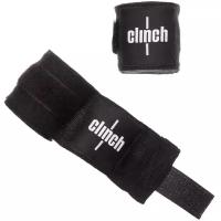 Бинты эластичные Clinch Boxing Crepe Bandage Punch черные (длина 2.55 м)