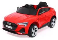 Электромобиль детский КНР Audi e-tron Sportback, EVA колеса, кожаное сидение, цвет красный